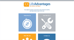 Desktop Screenshot of lifeadvantages.com